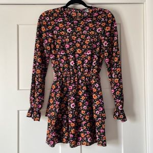Floral Tired Ruffle Dress